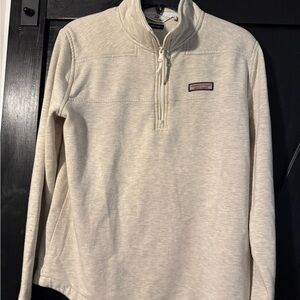 Women’s Vineyard Vines the shep shirt size Medium 1/4 zip gray